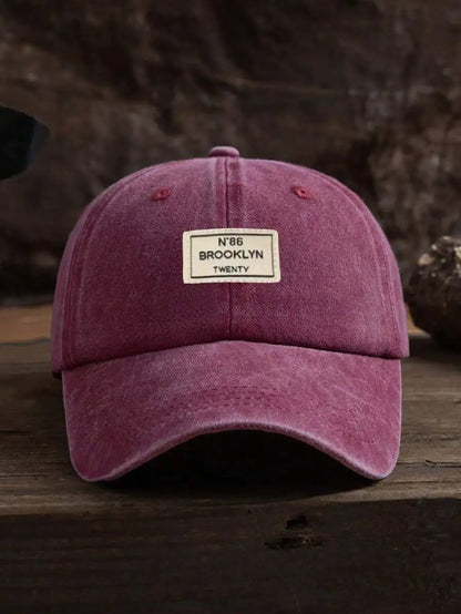 Unisex Washed Denim Baseball Cap Adjustable Casual Hat