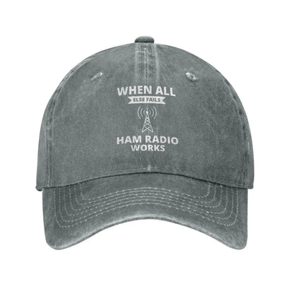 Ham Radio Works Hat Vintage Fashion Baseball Cap