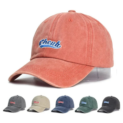 Unisex All Season Fashionable Washed Retro Baseball Cap