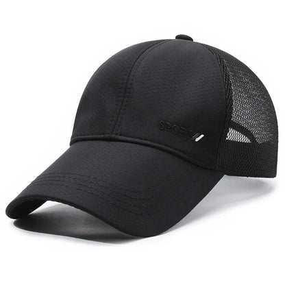 Summer Quick-drying Baseball Cap For Men Women Mesh  Breathable Cap