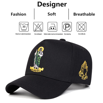 Unisex Personality Embroidery Baseball Caps Outdoor Adjustable Casual Hats Sunscreen Hat Sports Cap