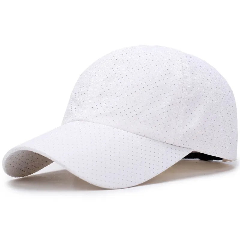 Hat Men Spring Summer Solid Color Mesh Cap Baseball Cap Women