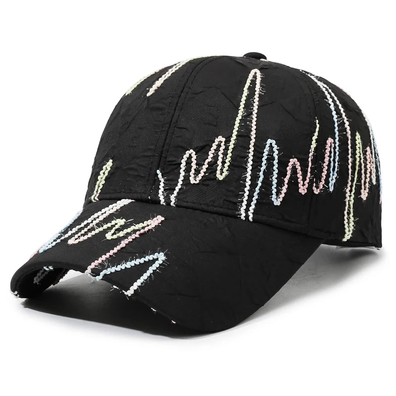 New Quilted Baseball Cap Adjustable