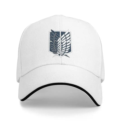 Attack on Titan Print Sandwich Baseball Caps