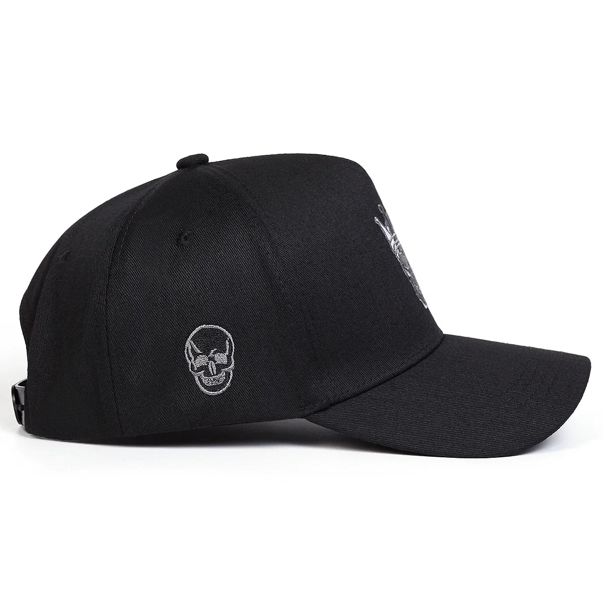 Unisex Skull Wearing A Crown Embroidery Baseball Caps Spring Autumn