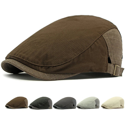 New Spring Summer Sun Hat Women Breathable Ivy Flat Cap