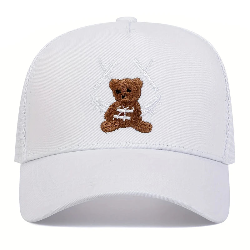 Unisex XX Smiling Face Camouflage Baseball Net Caps Spring and Summer