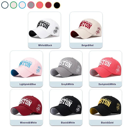 Soft Top Sports Baseball Cap Cotton 3D Embroidery Unisex Tennis Hat Dad Cap