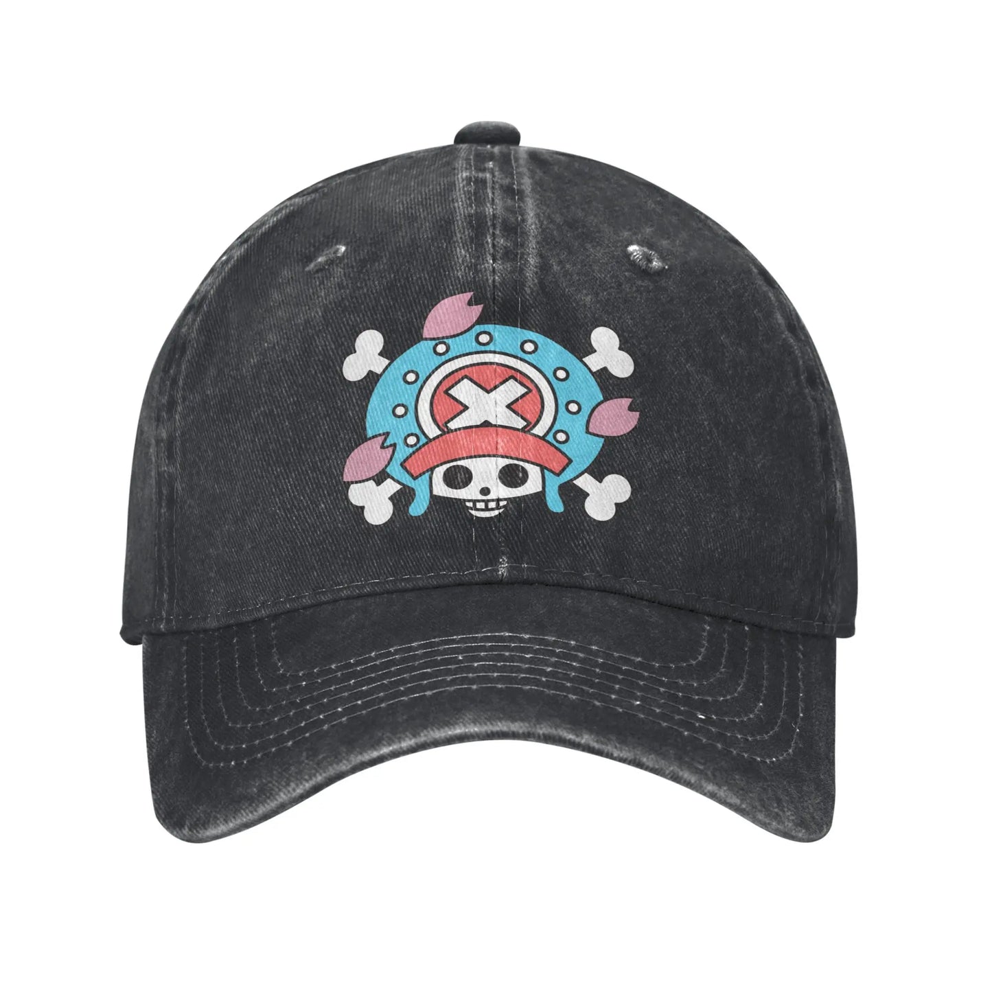 Vintage Flag Chopper Ones Pieces Baseball Caps