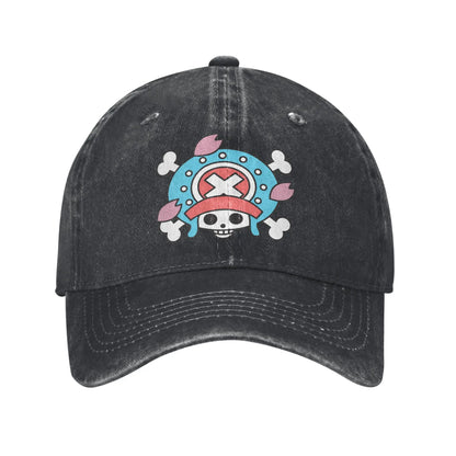 Vintage Flag Chopper Ones Pieces Baseball Caps