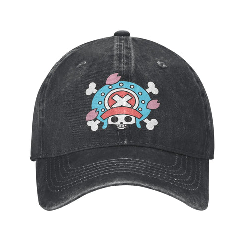 Vintage Flag Chopper Ones Pieces Baseball Caps