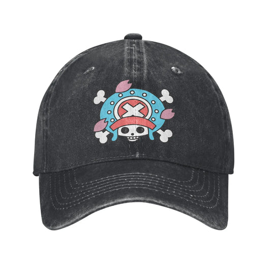 Vintage Flag Chopper Ones Pieces Baseball Caps