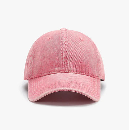Washed Baseball Cap, Dad Cap, Unisex Outdoor Cap