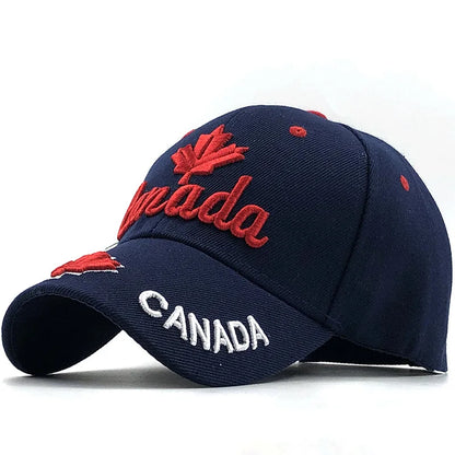 New Colors Contrast Canada Embroidered Baseball Cap High Quality Snapback Hat Dad Hats Fishing Cap