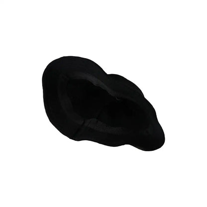Hip Hop Korean Thicken Warmer Knitted Autumn Felt Wool Hat Bucket Hat