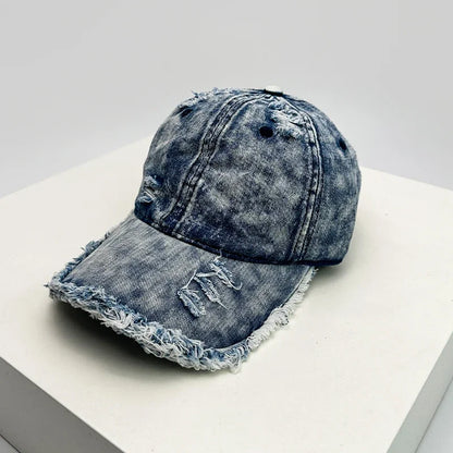 New Unisex American Vintage Broken Style Gradient Baseball Hats