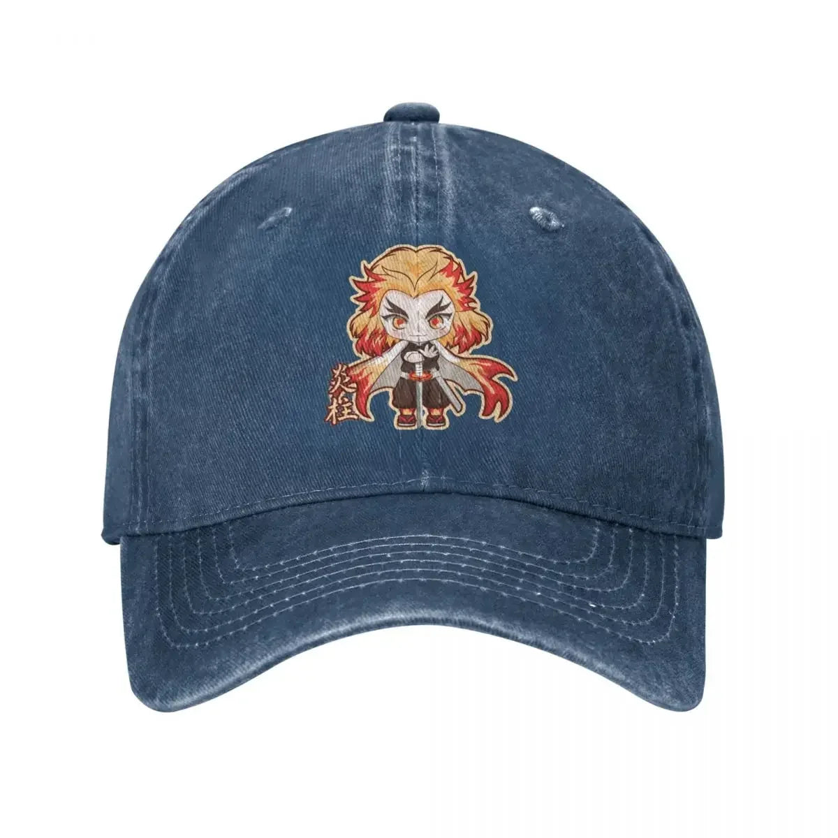 Cute Kyojuro Rengoku Baseball Caps Distressed