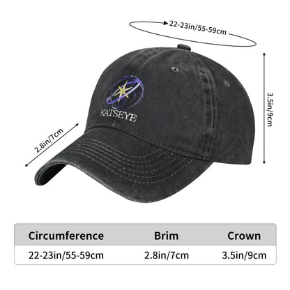 Washed Baseball Cap Katseye Cover Logo Summer Hip Hop Hats