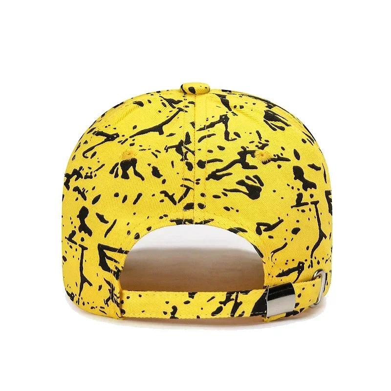 5 Colors New Fashion Youth Unisex Graffiti Style Sunshade Baseball Cap Men Women