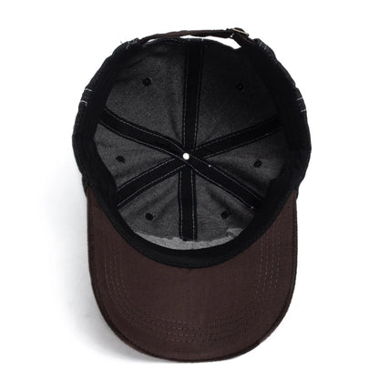 Summer Denim Baseball Cap Men's