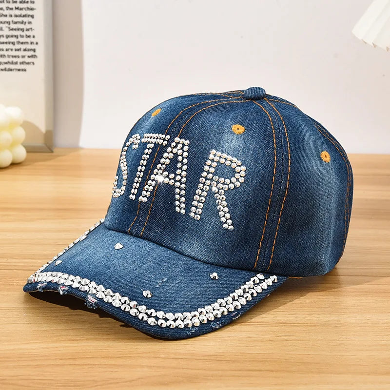 Diamond-Encrusted Baseball Cap