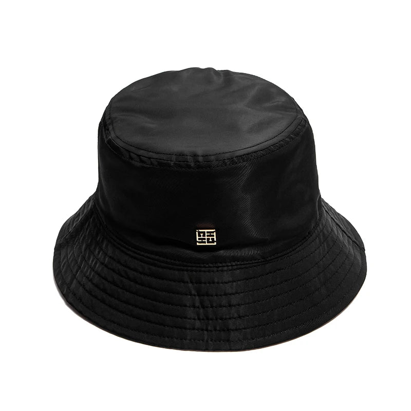 Fashionable Classic Fisherman Hat Beach Vacation Travel Letter Design Solid Color Fisherman Hat