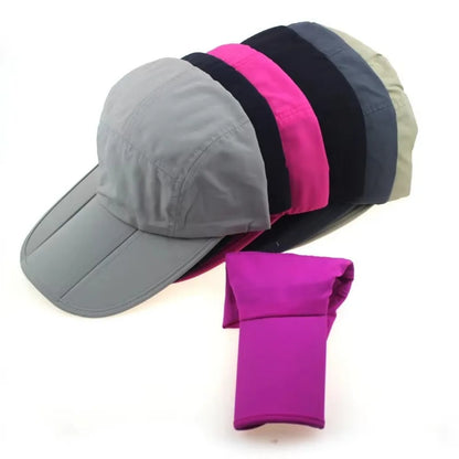 Quick-Drying Sport Baseball Cap Folding Waterproof Sun Protection Hat