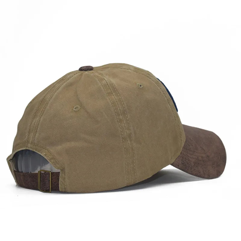 Spring New Patchwork Embroidery Baseball Cap