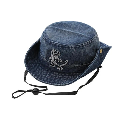 Toddler Boys Summer Kids Sun Beach Outdoor Denim Hat