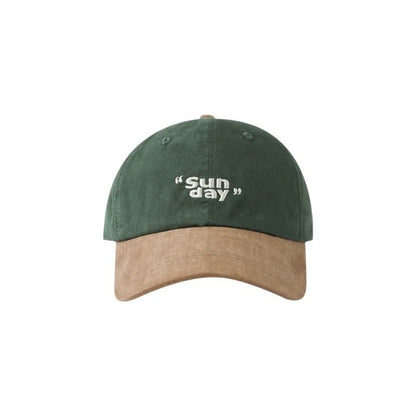 Adjustable Letter Embroidery Baseball Hat Cotton