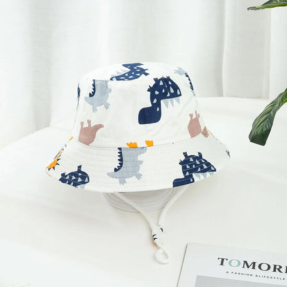 Children Panama Hat Spring Summer Baby Fisherman Hat For Boys Girls Bucket Hats