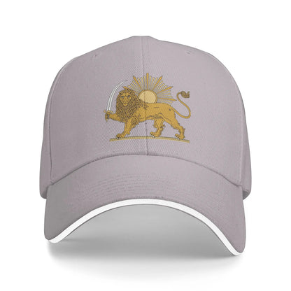 Summer Lion And Sun Persian Emblem Baseball Cap