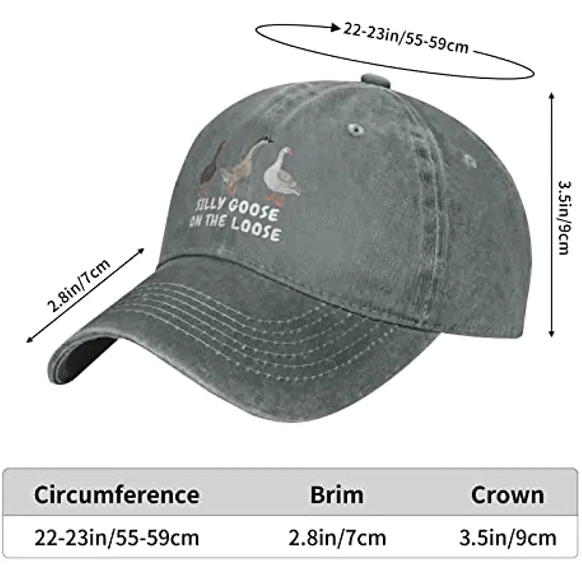 Funny Duck Hat Silly Goose Hats Men Baseball Hats Caps for Men