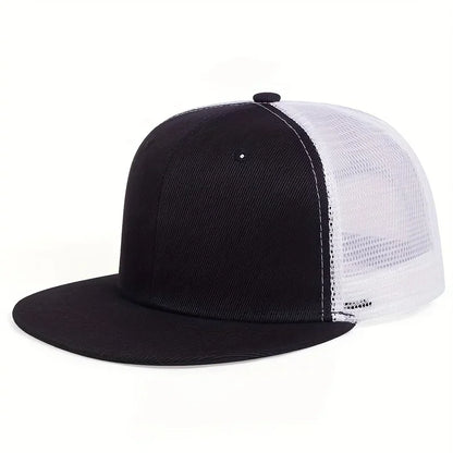 Unisex Solid Color Splicing Hip-hop Hats Spring Autumn
