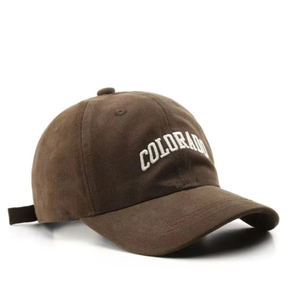 New Embroidered Letter Baseball Hat Sun Protection Adjustable