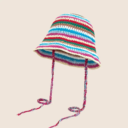 2025 Autumn New Crochet Korean Handmade Bucket Hat