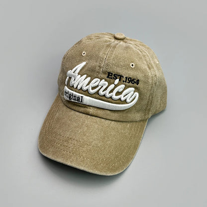 Personal American Letter Embroidery Baseball Hats
