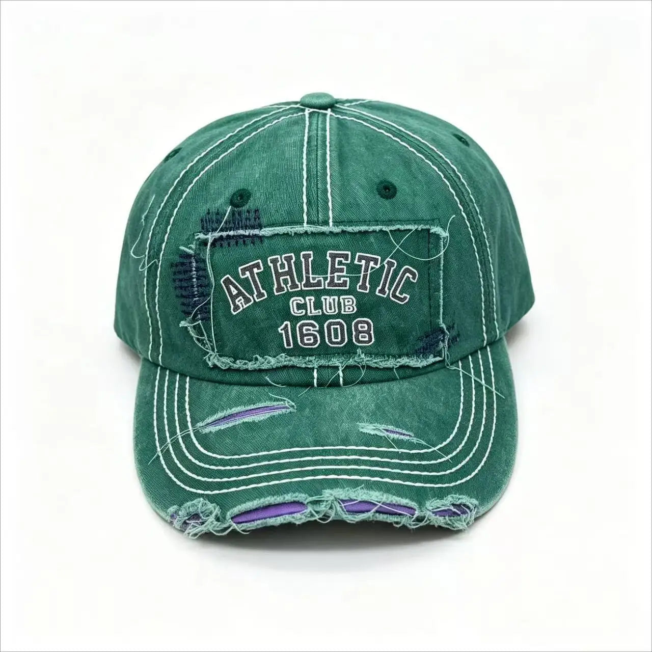 Unisex Vintage American Style Embroidered Letter Baseball Cap
