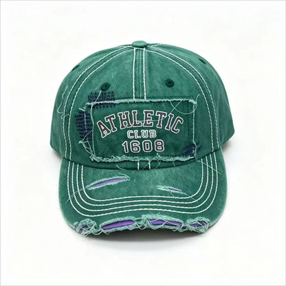 Unisex Vintage American Style Embroidered Letter Baseball Cap