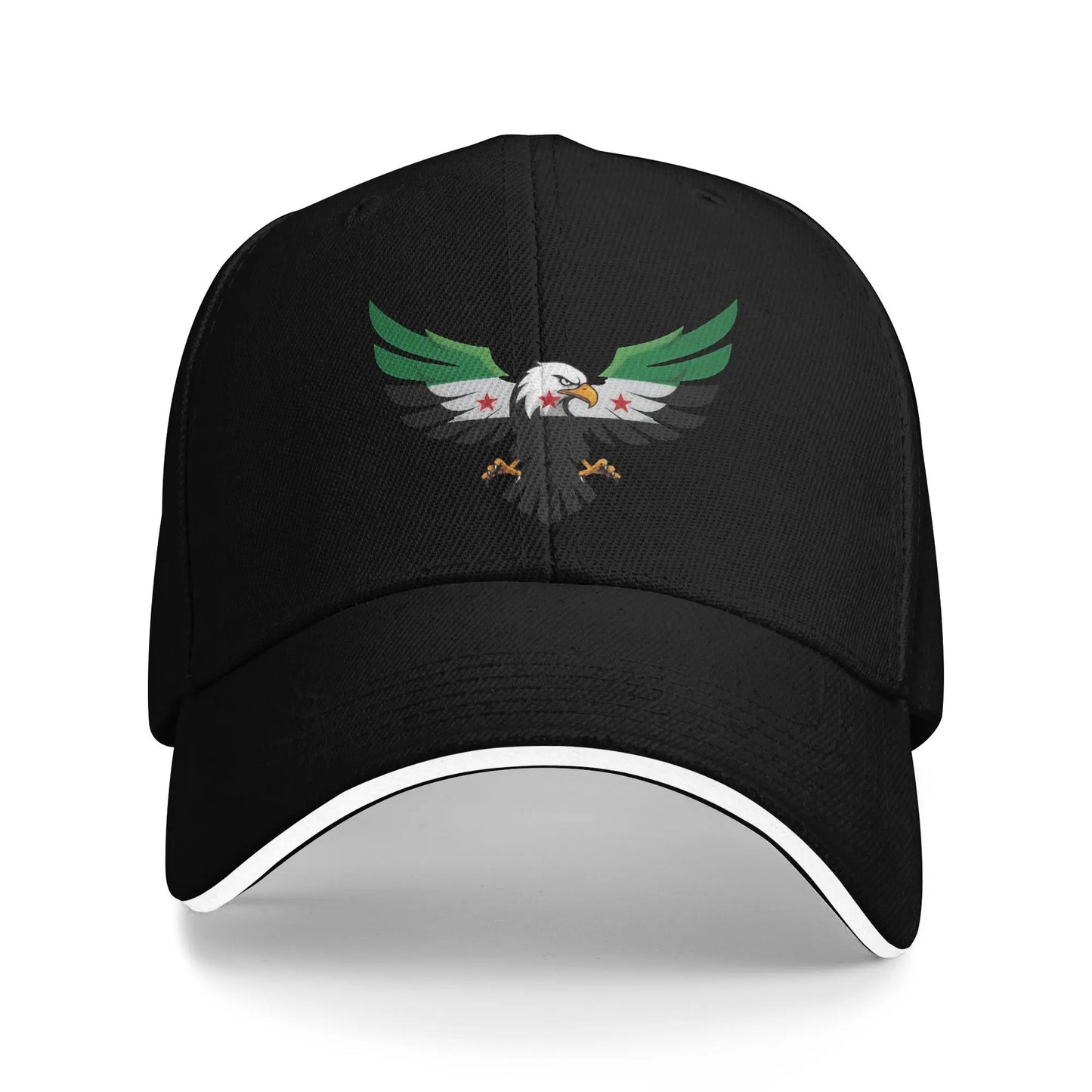 Syria Eagle Syrian Flag Logo Baseball Caps Hip Hop  Sandwich Caps Men Women
