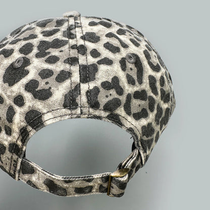 Street Retro Leopard Print Embroidery Baseball Hats