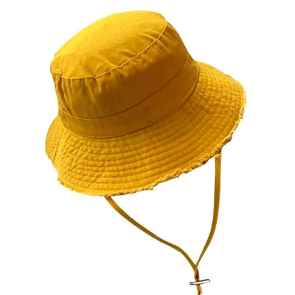 Fringed Solid Color Summer Sunshade Hat Four Seasons
