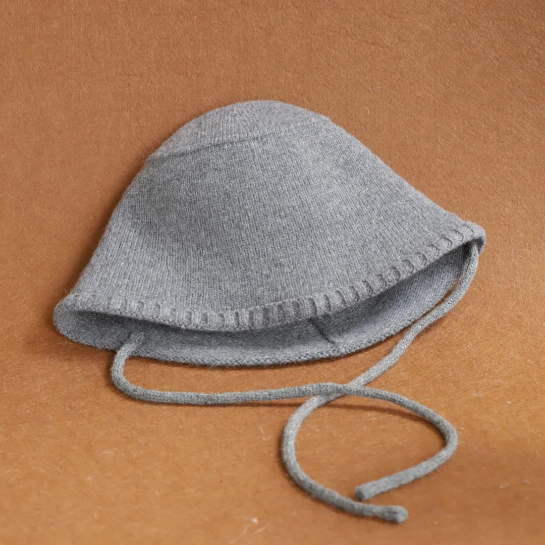 2026 New Cashmere Wool Bucket Hat Thick Women