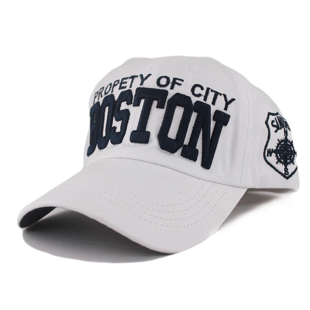Women Casual Sport Letter Adult Men Wash Denim Caps Embroidery Snapback Caps New Women Hat