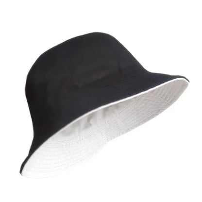 Bucket Hats Women Big Size Double-sided Fisherman Cap Summer Large Size Hip Hop