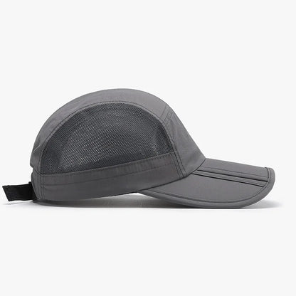 1pc Summer Foldable Sunshade Mesh Baseball Cap for Men