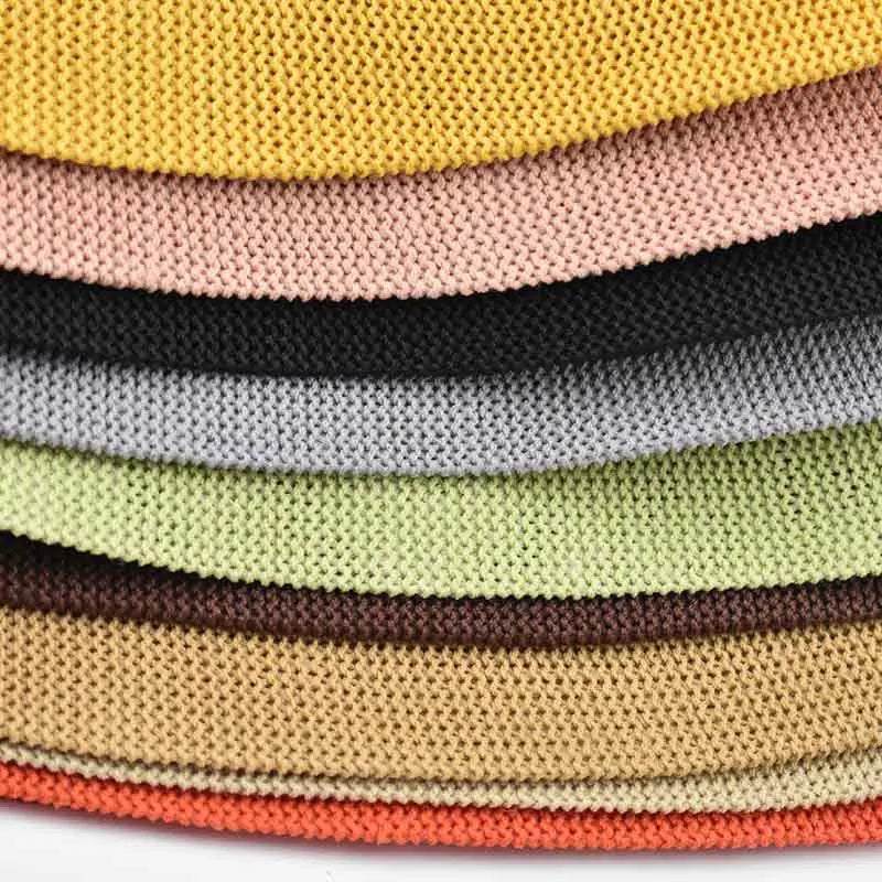 Breathable  Linen Knitted Bucket Cap