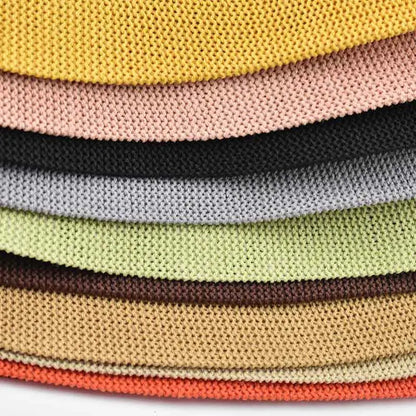 Breathable  Linen Knitted Bucket Cap