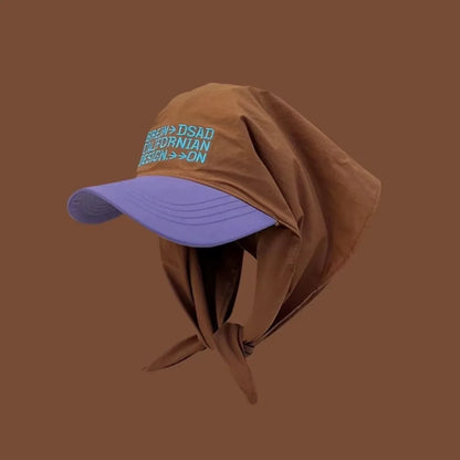 Korean Fashion Women Cotton Head Bandana Scarf Visor Hat