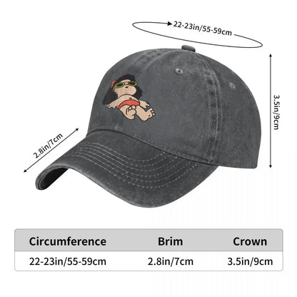 Mafalda Cartoon Multicolor Hat Peaked Women's Cap